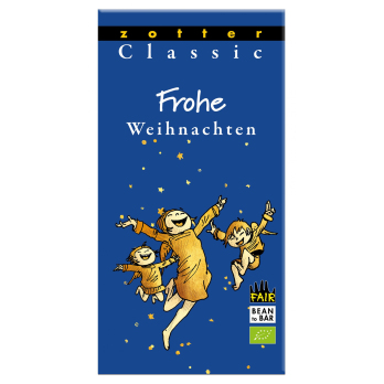 Zotter Classic, Frohe Weihnachten , 70g