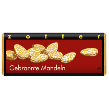 Zotter Schokolade, Gebrannte Mandel, 70g