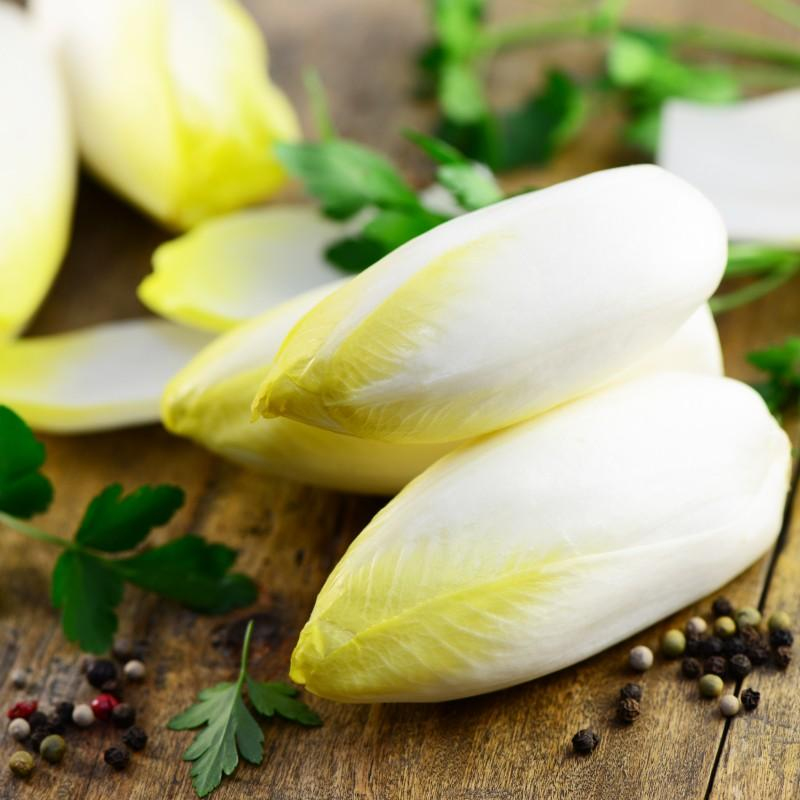 Chicorée-Salat mit Gnocchi