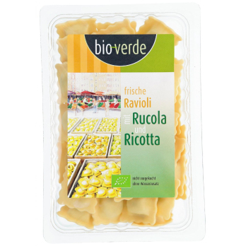 Raviolo mit Rucola & Ricotta