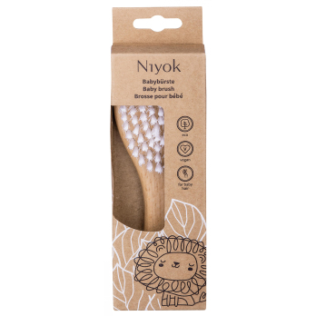 Babyhaarbürste aus Buchenholz