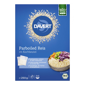 Parboiled Reis im Kochbeutel