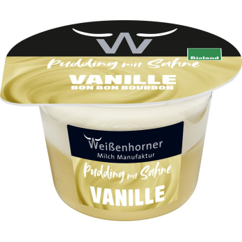 Pudding m. Sahne Vanille