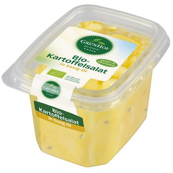 Kartoffelsalat mit Essig u. Öl